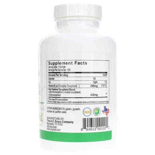 Unique E High Gamma Mixed Tocopherols, ACGC